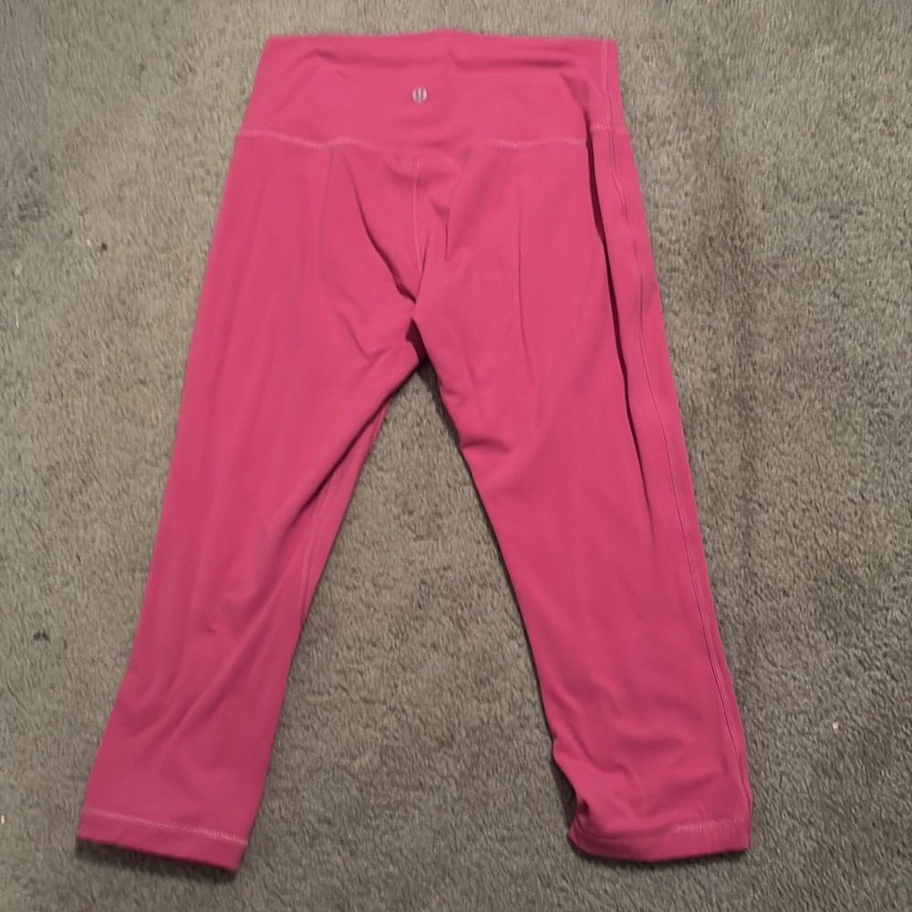 Lululemon pink capris - Picture 2 of 2